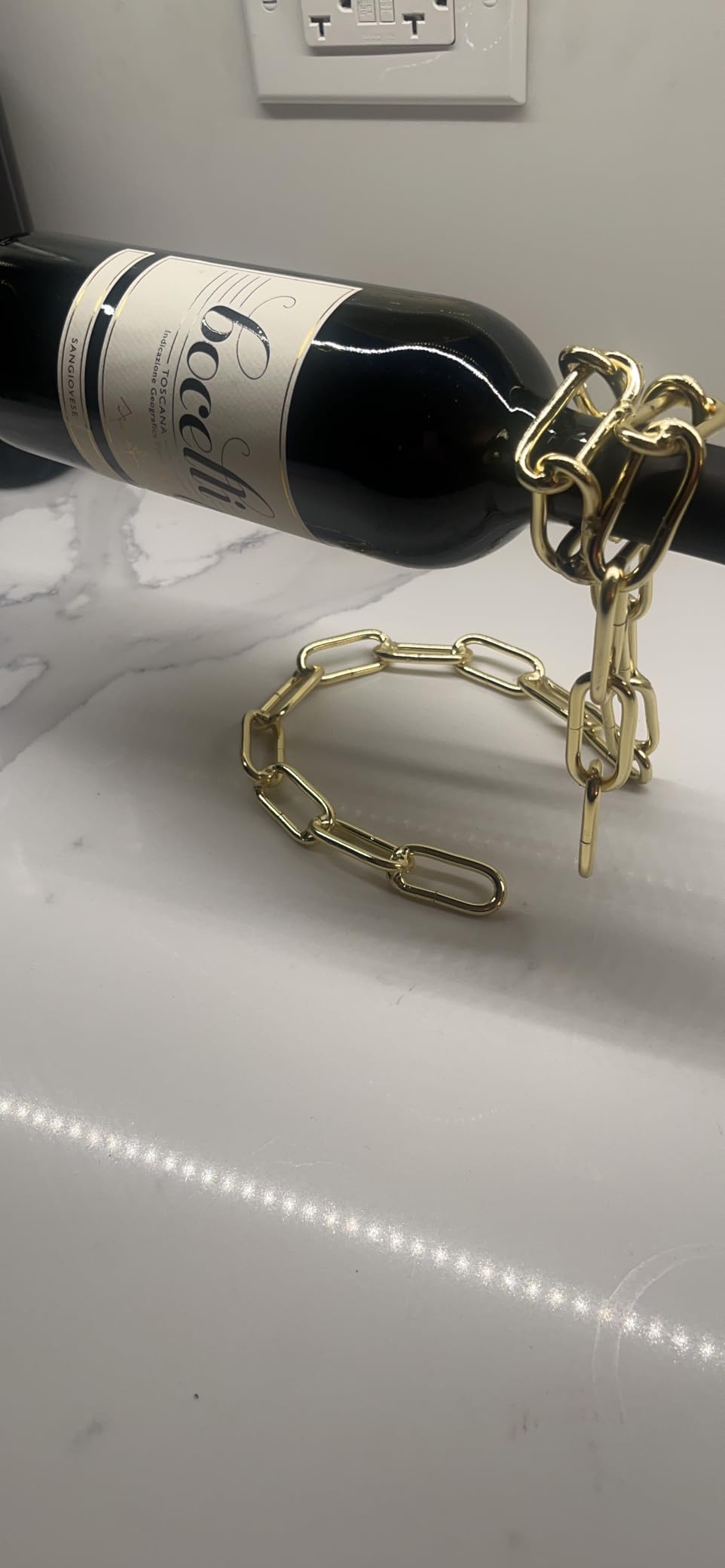 Floating Bottle Wine Holder (Suspending Rope)