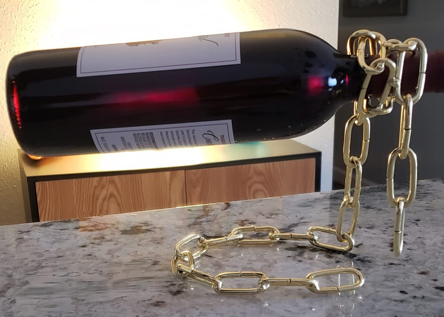 Floating Bottle Wine Holder (Suspending Rope)