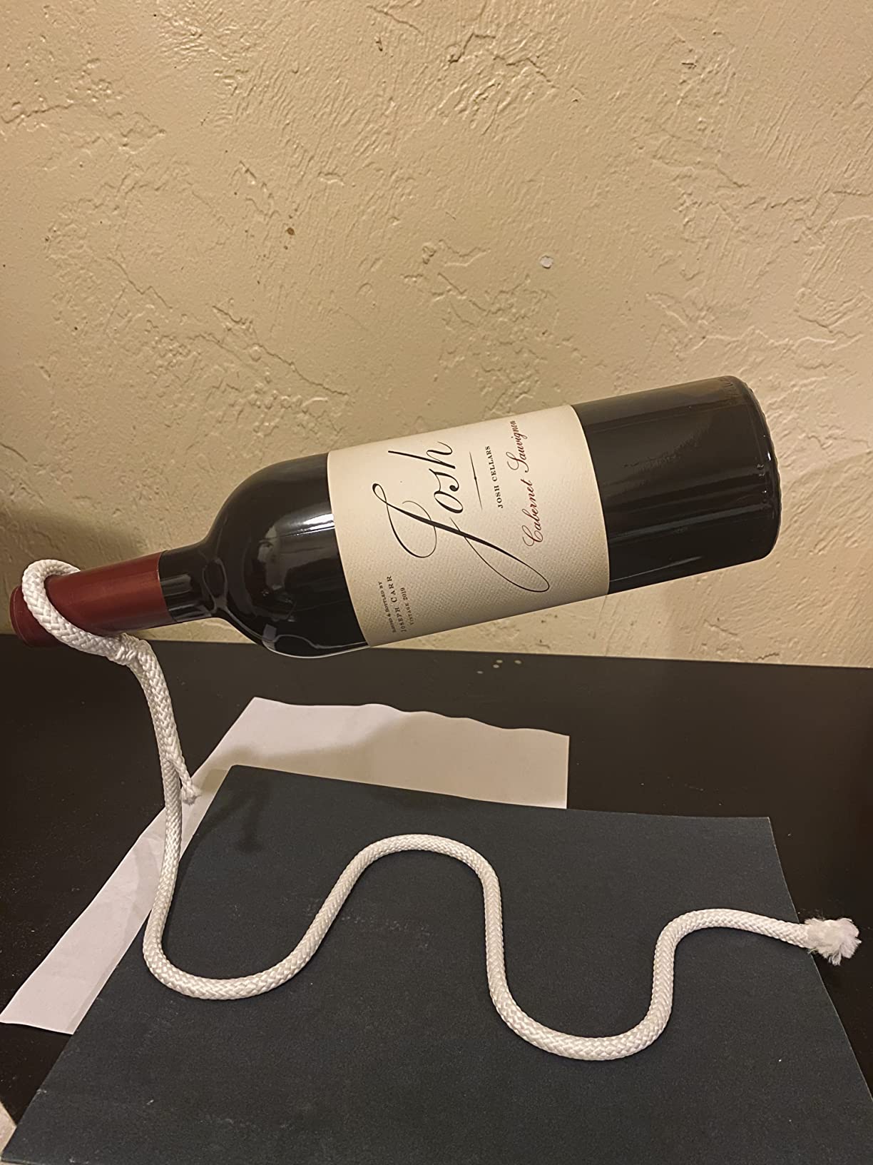 Floating Bottle Wine Holder (Suspending Rope)