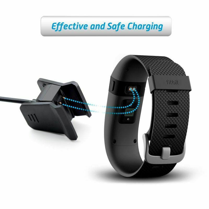 For Fitbit Alta HR Replacement USB Charger Charging Cable Cord 1ft