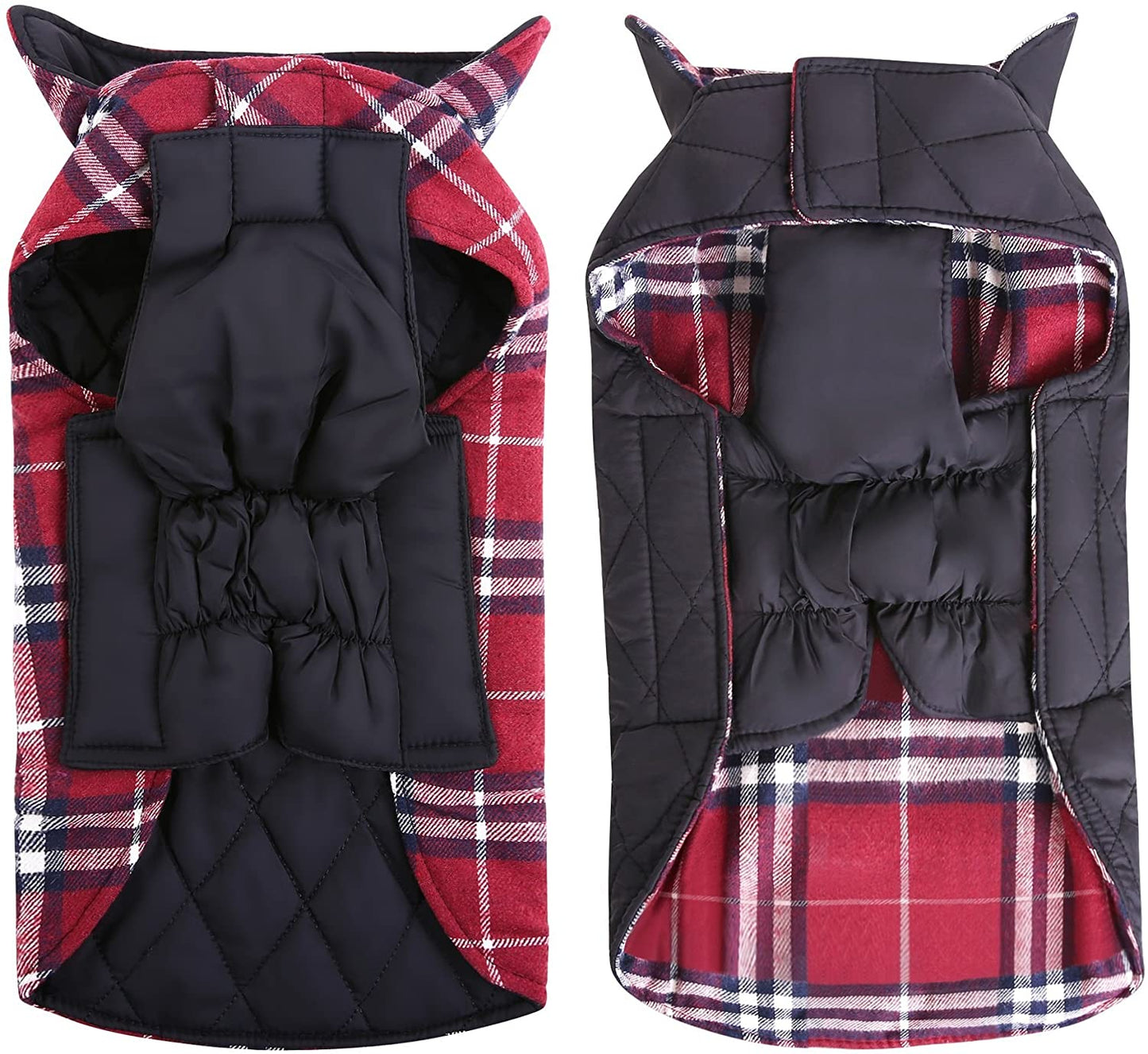 MIGOHI Dog Jackets for Winter Windproof Reversible Dog Coat for Cold Weather