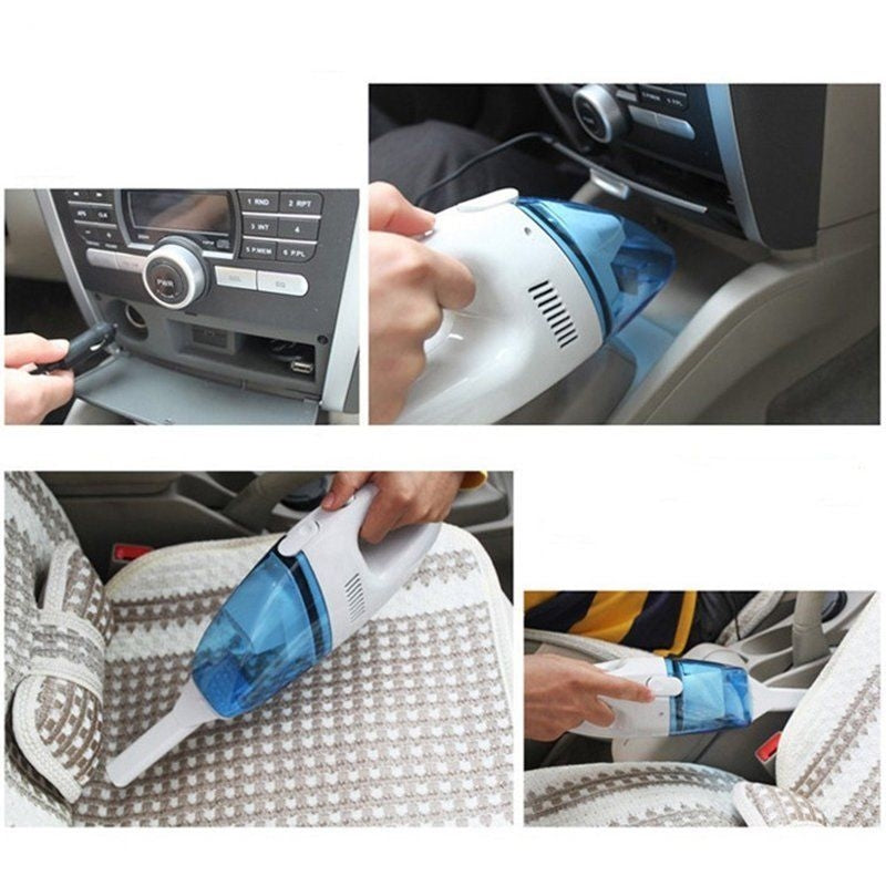 Car 12V Wet Dry Vacuum Cleaner Blue White
