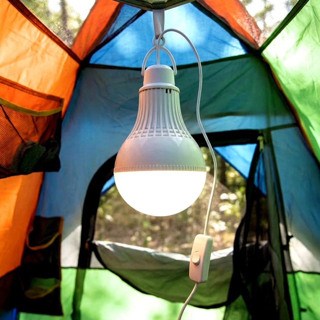 Rechargeable LED Camping Light Bulb, USB Hanging Tent Lantern for Outdoor & Outages