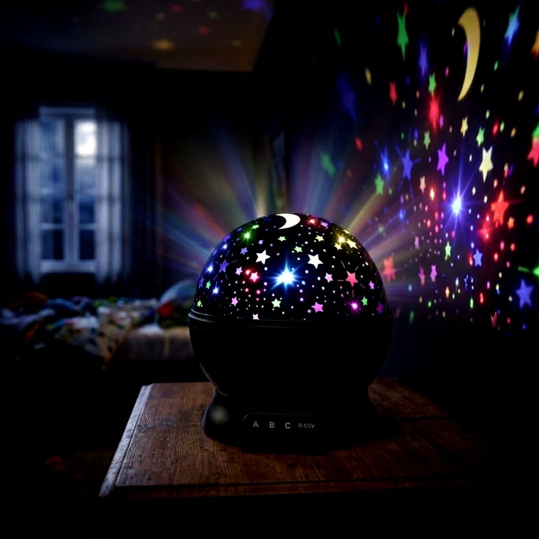 Star Projector Night Light for Kids, Rotating Starry Sky Galaxy Lamp for Bedrooms