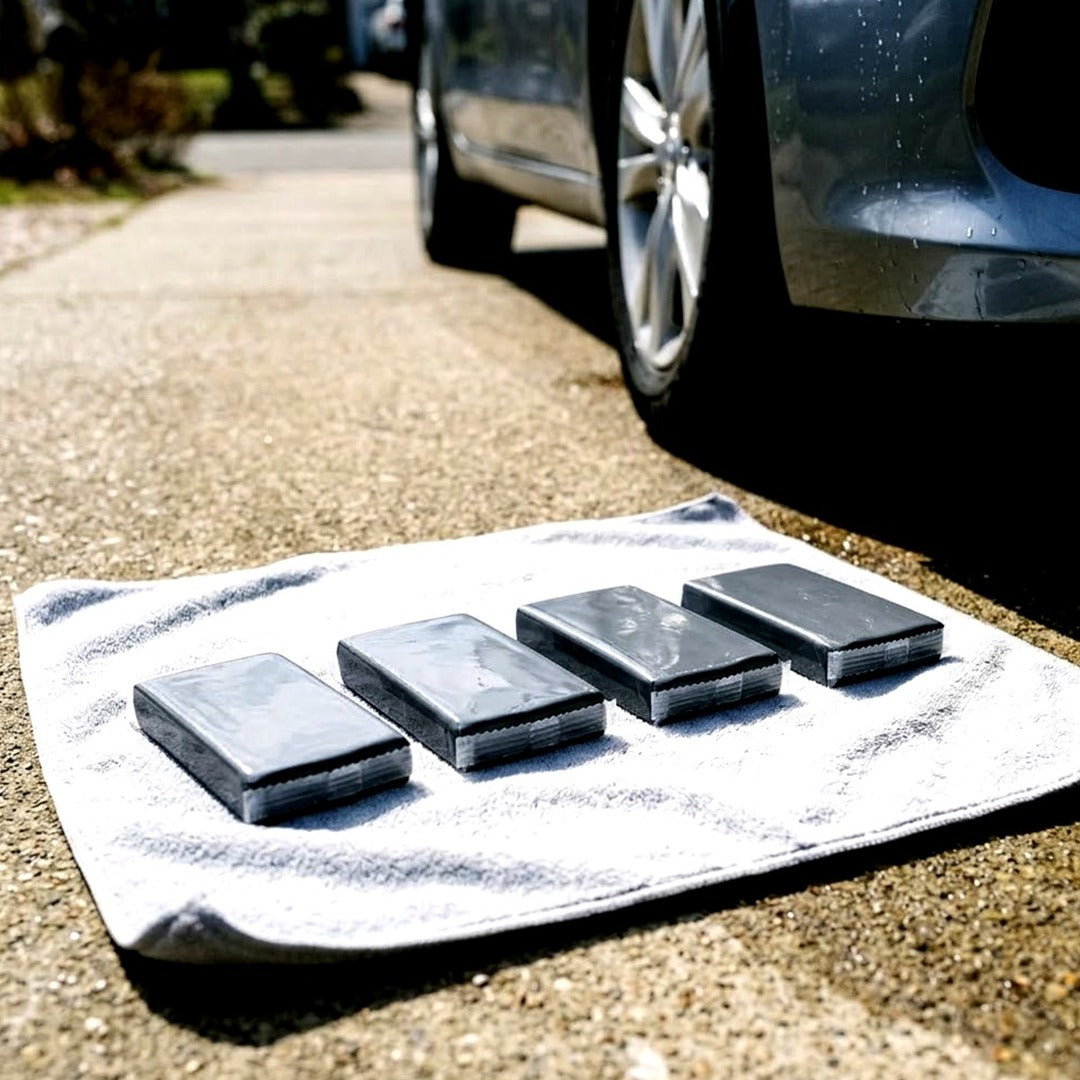 Car Clay Bar 4-Pack, 4 x 100g Detailing Clay for Paint, Glass and Chrome