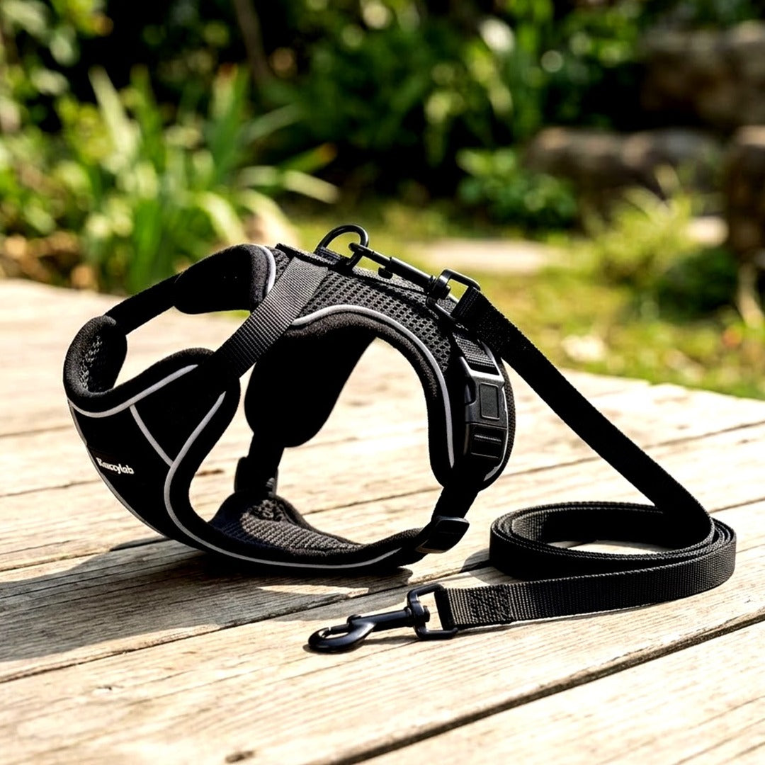 Escape-Proof Cat Harness and Leash Set, Soft Adjustable Vest for Walking