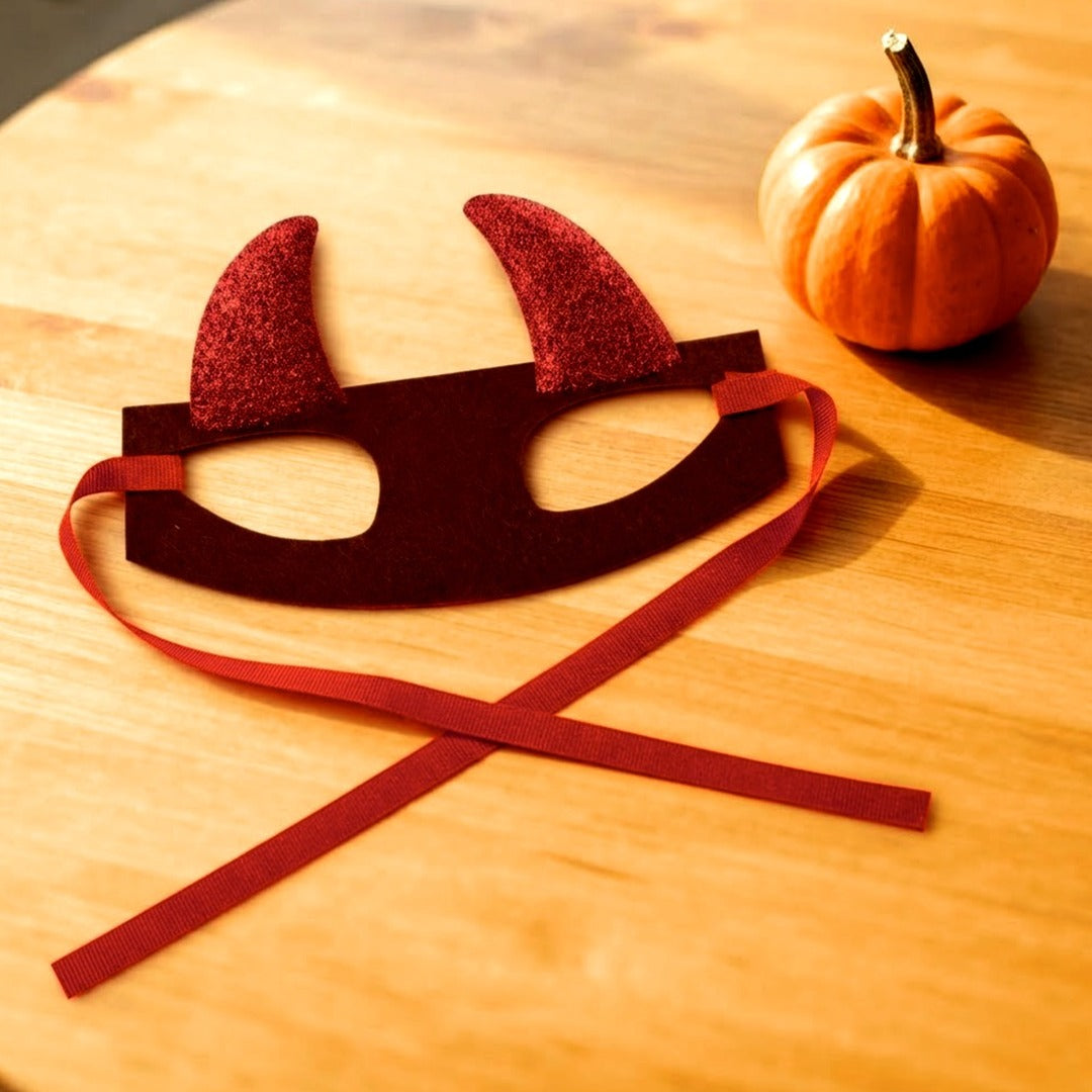 Pet Halloween Devil Horn Headband for Dogs and Cats, Cosplay Costume Accessory