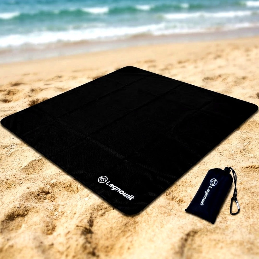 Packable Waterproof Pocket Blanket for Picnic, Beach and Festivals