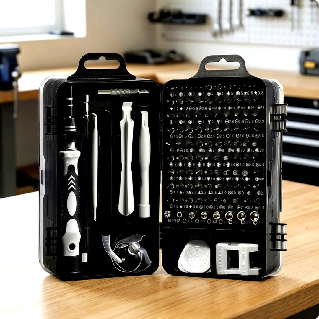 115-in-1 Precision Screwdriver Set, Magnetic Repair Kit for Phones & Laptops