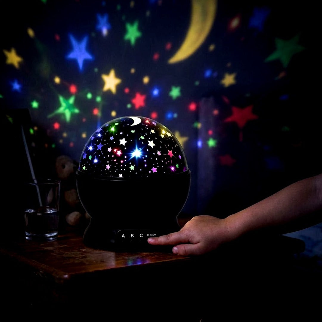 Star Projector Night Light for Kids, Rotating Starry Sky Galaxy Lamp for Bedrooms
