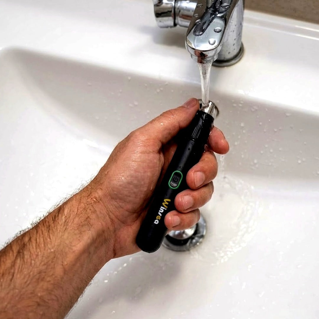 Winsea Rechargeable Nose & Ear Hair Trimmer, USB Waterproof Painless 360 Blade