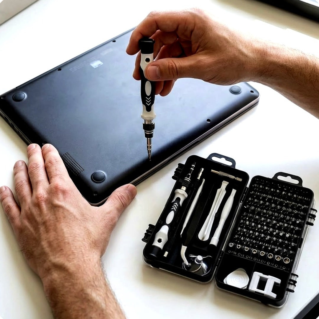 115-in-1 Precision Screwdriver Set, Magnetic Repair Kit for Phones & Laptops