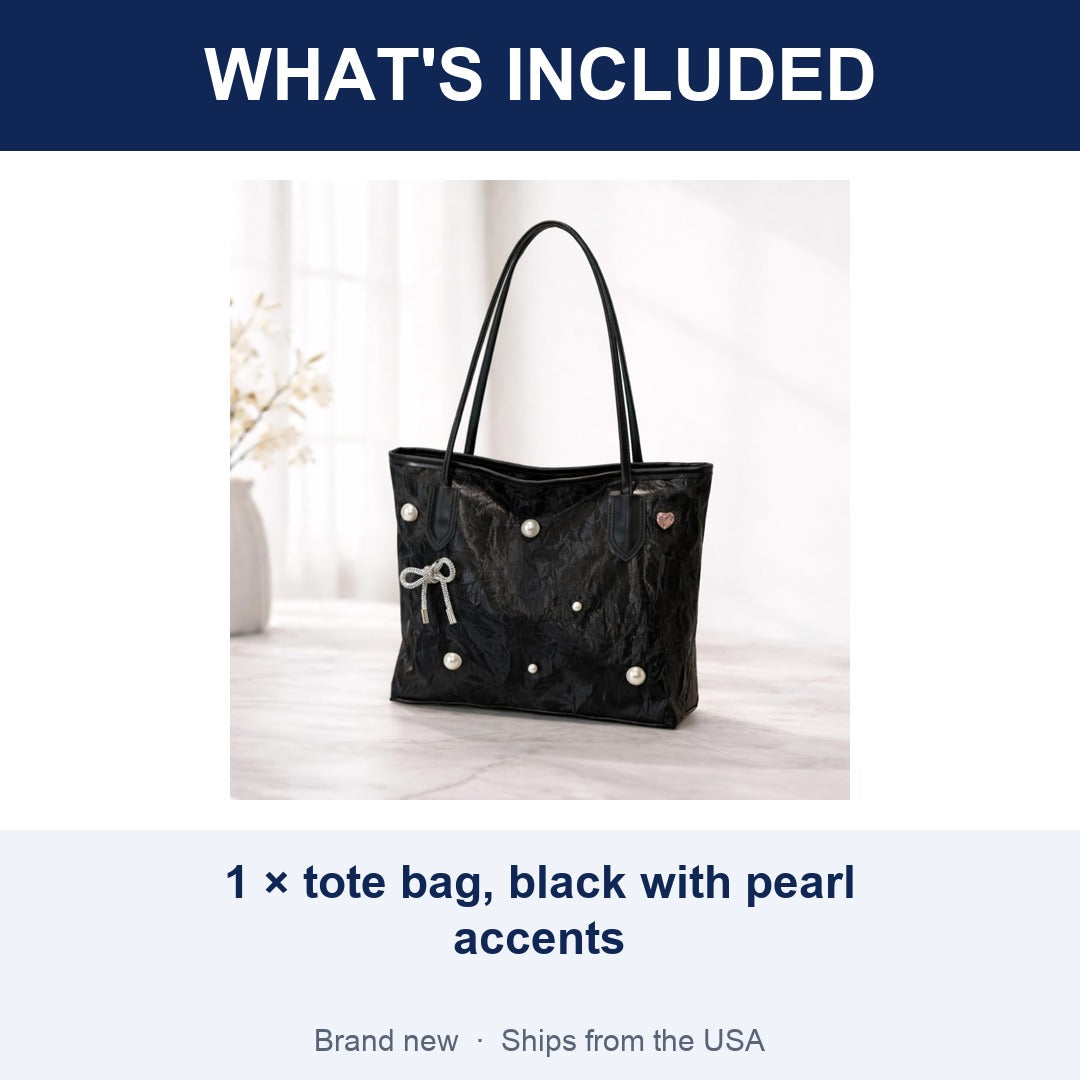 Large Capacity Tote Bag for Women, Minimalist Shoulder Work Bag, Office & Travel