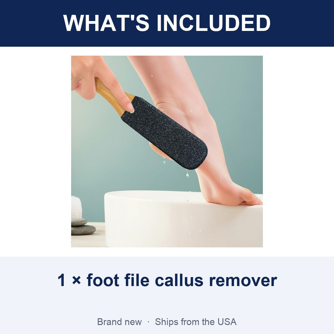 Foot File Callus Remover, Pedicure Foot Scrubber for Dead Skin & Cracked Heels