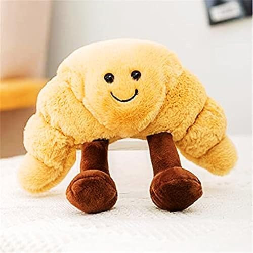 Croissant Plush Bread Pillow Toy, Soft Food Stuffed Animal Gift
