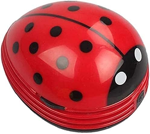 Mini Desktop Vacuum Cleaner, Cute Portable Table Dust Sweeper for Desk, Keyboard & Crumbs