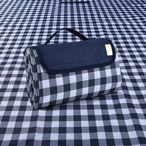 Outdoor Picnic Blanket, Foldable Waterproof Sand Beach Mat, 80 x 60 Inch