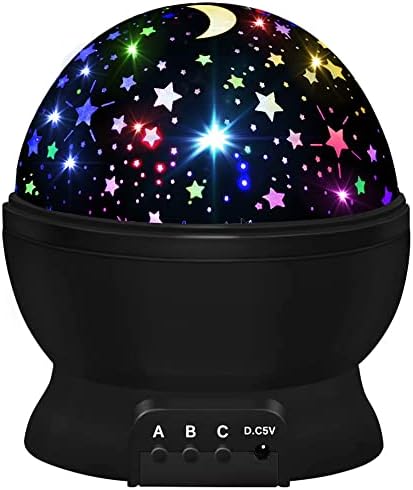 Star Projector Night Light for Kids, Rotating Starry Sky Galaxy Lamp for Bedrooms