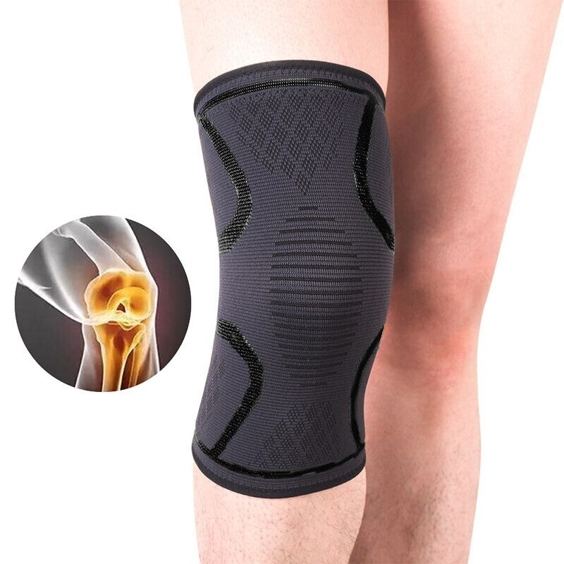 Knee & Leg Recovery Kit: Knee Compression Sleeve + 5 Pairs 15-20 mmHg Compression Socks