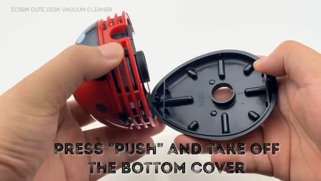 Mini Desktop Vacuum Cleaner, Cute Portable Table Dust Sweeper for Desk, Keyboard & Crumbs
