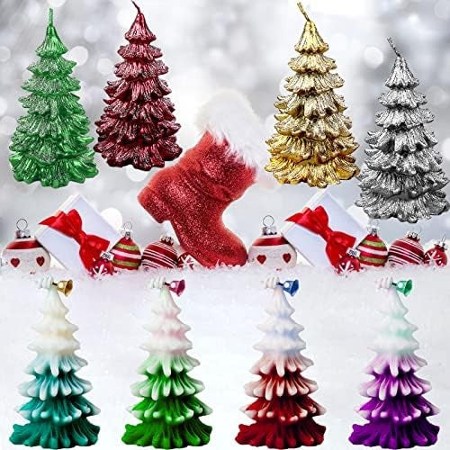 3D Christmas Tree Silicone Candle Mold for Soap, Resin and Epoxy Crafts