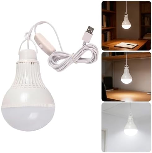 Rechargeable LED Camping Light Bulb, USB Hanging Tent Lantern for Outdoor & Outages