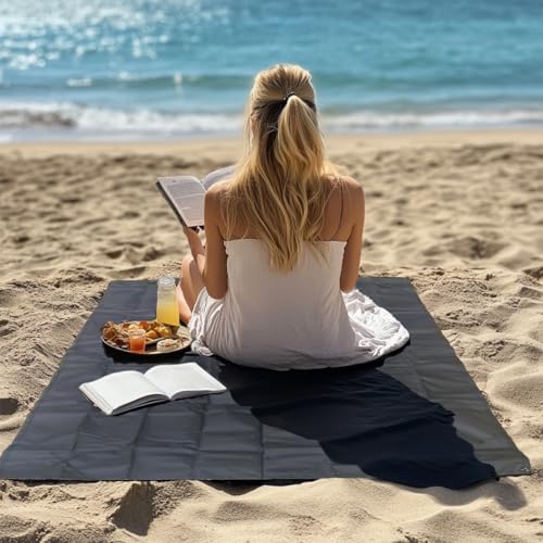 Packable Waterproof Pocket Blanket for Picnic, Beach and Festivals