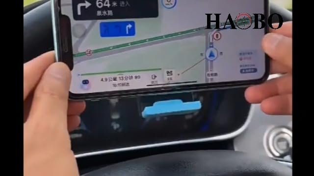Car Steering Wheel Phone Holder, Universal Clip-On Mount for Smartphones up to 6.7 in