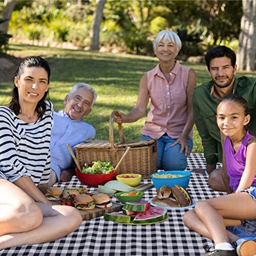 Outdoor Picnic Blanket, Foldable Waterproof Sand Beach Mat, 80 x 60 Inch