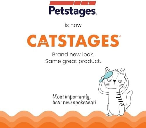Catstages Crunchy Pickle Kicker Cat Toy, Catnip and Dental Mesh, 6.5 Inch