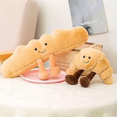 Croissant Plush Bread Pillow Toy, Soft Food Stuffed Animal Gift