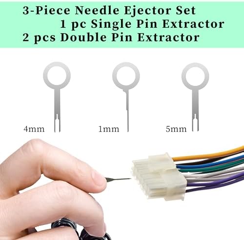 41-Piece Terminal Removal Tool Kit, Electrical Connector Depinning Pin Extractor Set