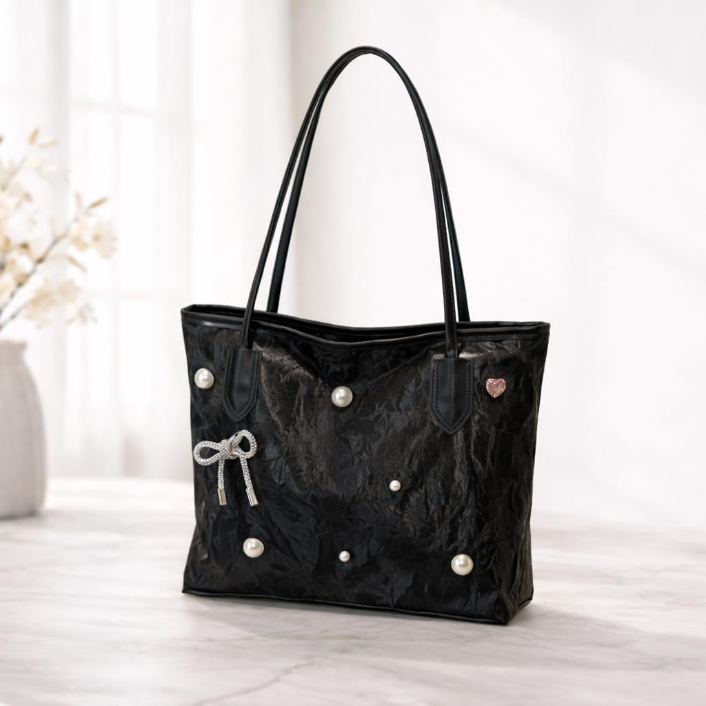 Large Capacity Tote Bag for Women, Minimalist Shoulder Work Bag, Office & Travel