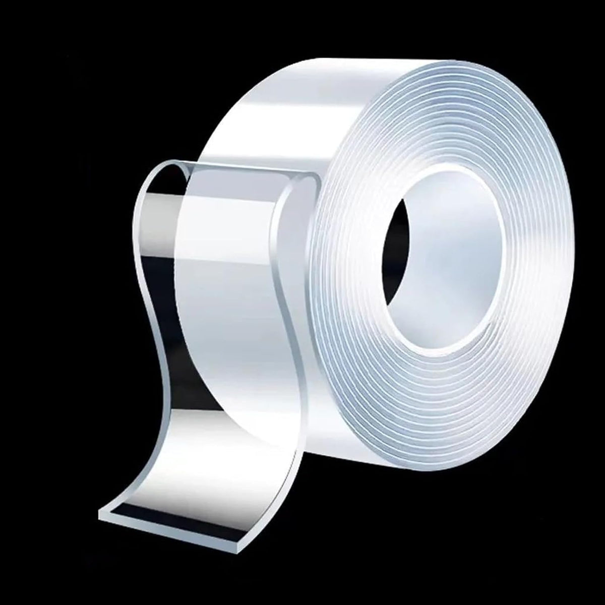 10 ft Clear Double-Sided Nano Tape, Heavy Duty Removable Mounting Tape for Walls