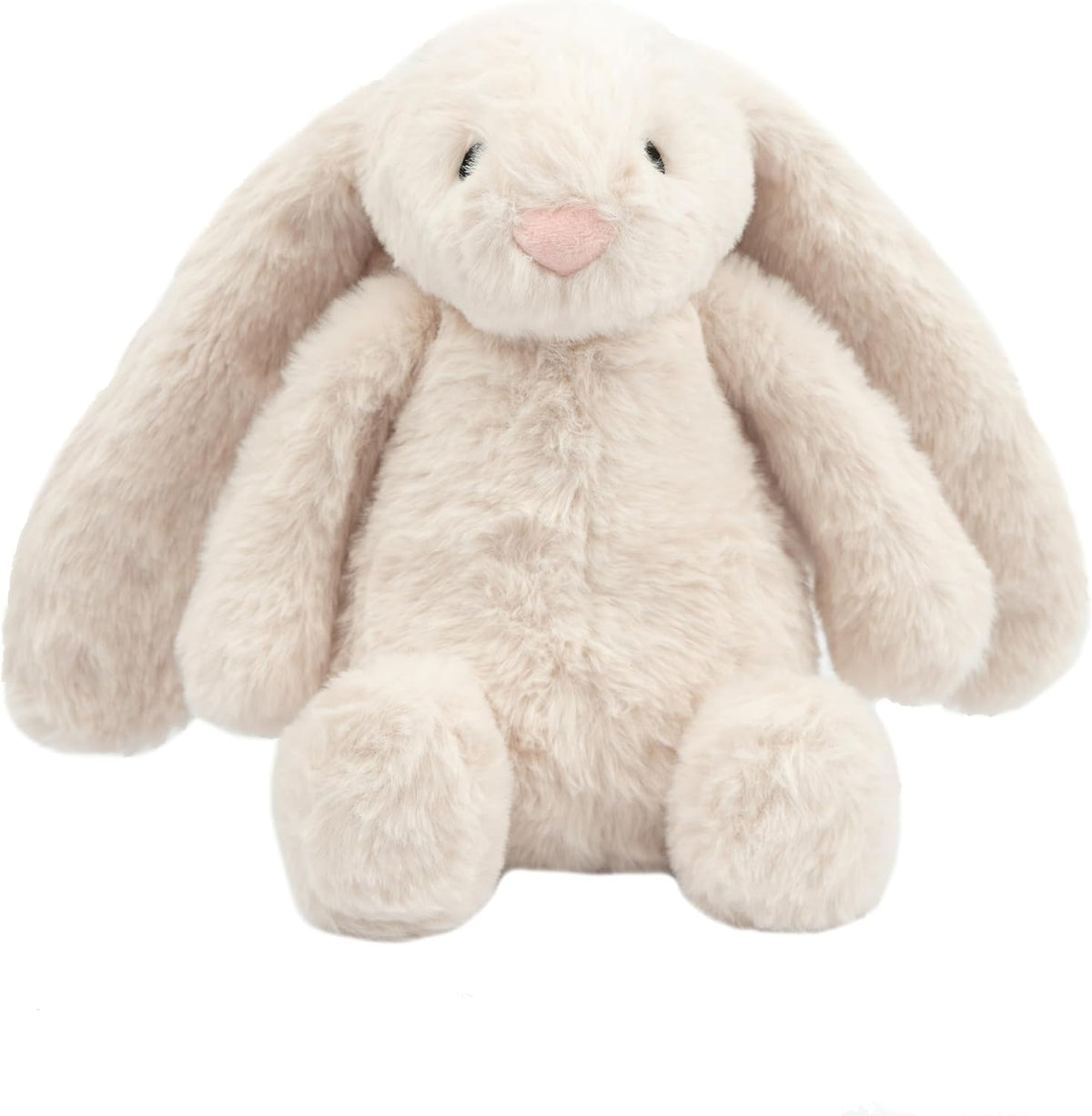 Best Pet Supplies Bunny Buddy Squeaky Plush Dog Toy, Beige, Medium
