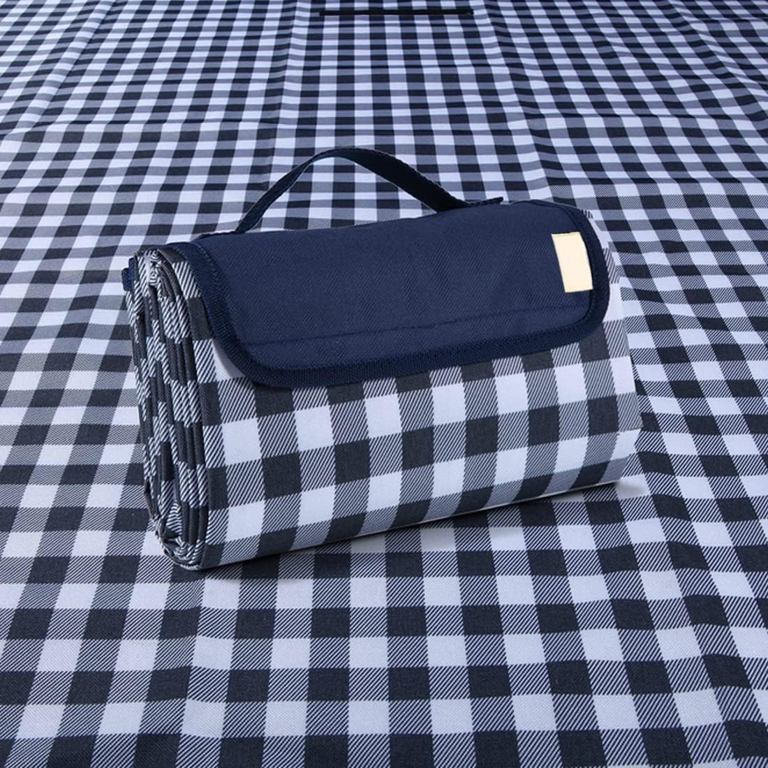 Outdoor Picnic Blanket, Foldable Waterproof Sand Beach Mat, 80 x 60 Inch