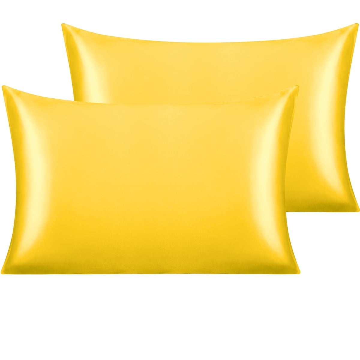 Satin Sleep & Hair Gift Set Queen Satin Pillowcases 2 Pack + 10 Mini Claw Clips
