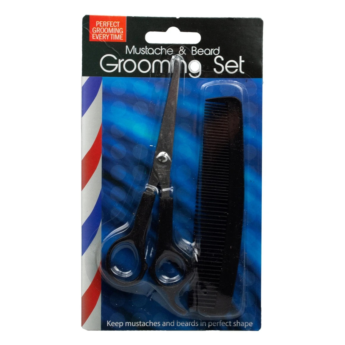Mens Gift Set Hanging Toiletry Bag + Beard Scissors Comb Set + Nite Ize FishKey